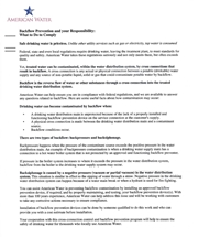 Pennsylvania Water - American Water Backflow Testing Letter